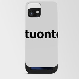 tuonto iPhone Card Case