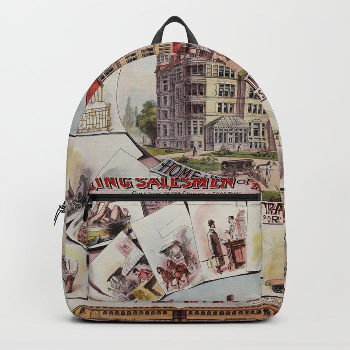 Vintage poster - Traveling Salesmen of America Backpack