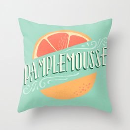 Pamplemousse (Grapefruit) Throw Pillow