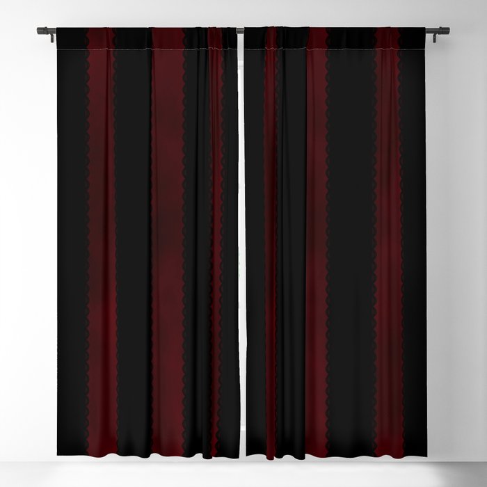 Gothic Stripes III Blackout Curtain
