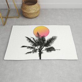 Palm Tree with a Sun Rug