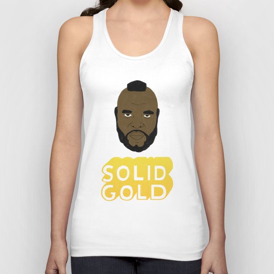 Solid Gold Unisex Tank Top