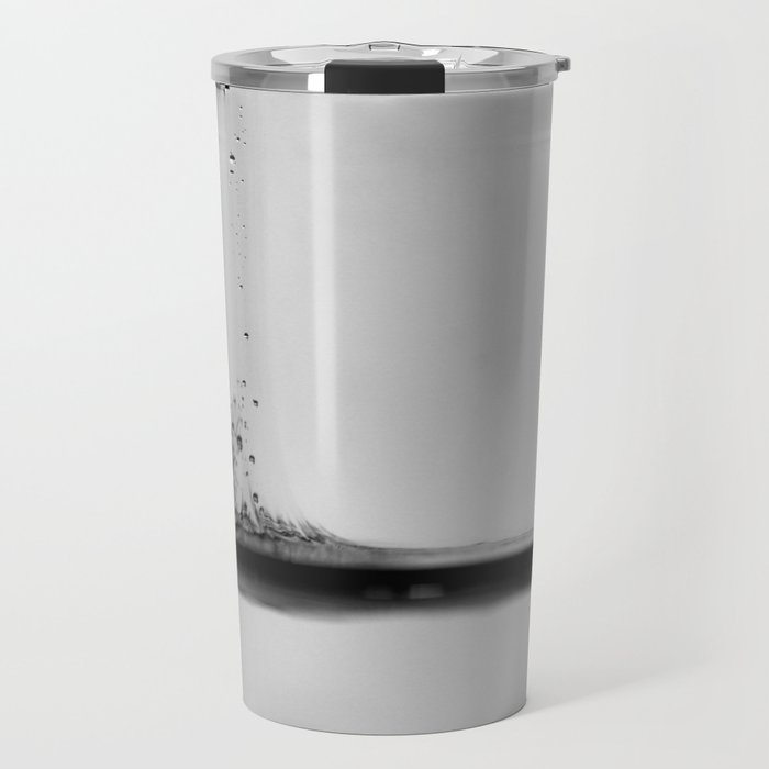 Fluid Art "Monochrome" Travel Mug