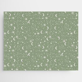 stars and constellations green Jigsaw Puzzle