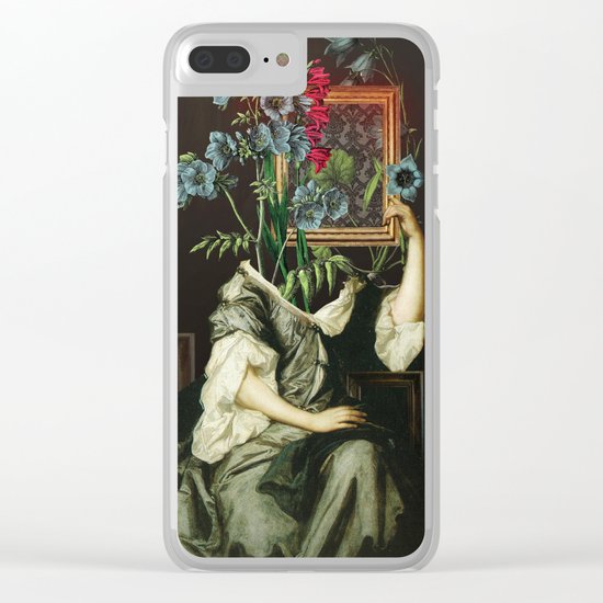 Florales Portrait Disaster Clear iPhone Case
