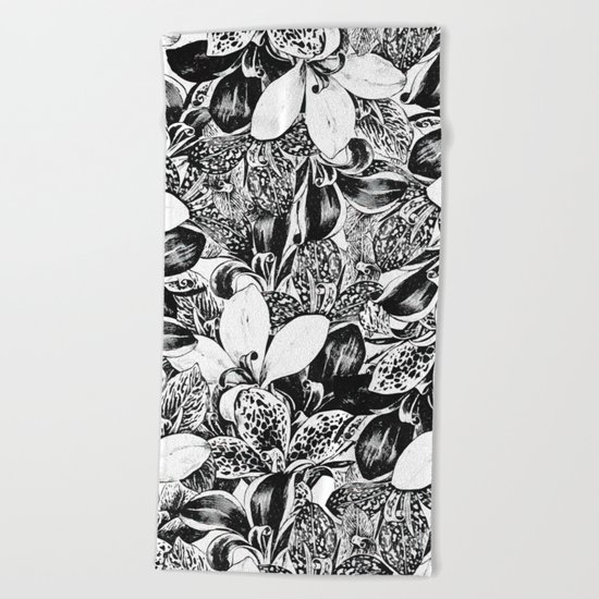 Monochrome #society6 #decor #buyart Beach Towel