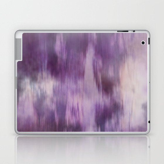 Purple Fusion Illustration Digital Camo Watercolor Blend Fluid Art Laptop & iPad Skin