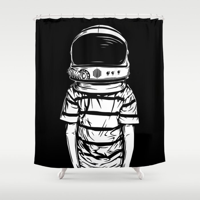 Astronaut Boy Shower Curtain