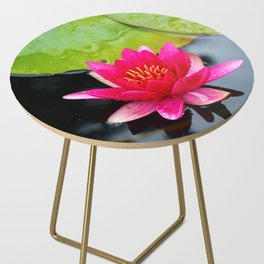 Water Lily Reflection Side Table