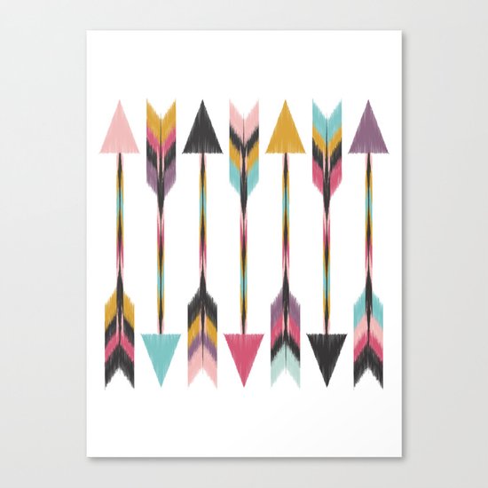 Bohemian Arrows Canvas Print