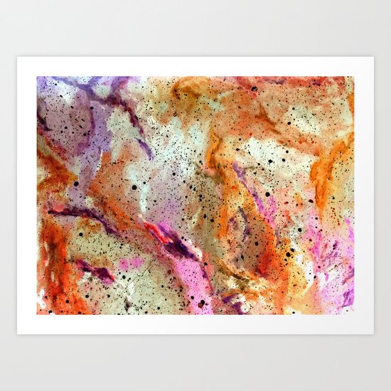 Galaxy (inverted) Art Print