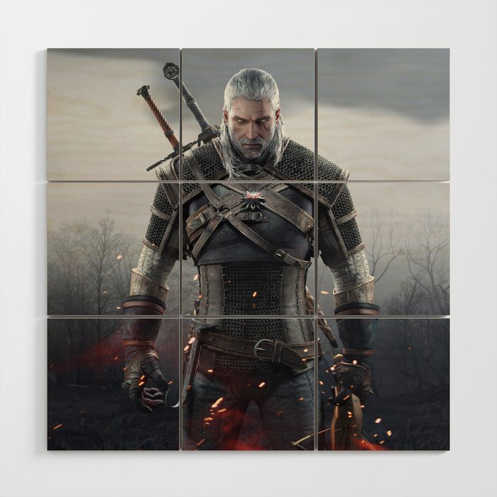Witcher 3 Wood Wall Art