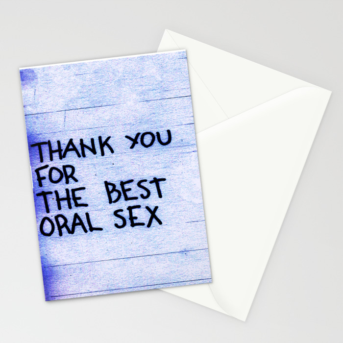 oral sex Stationery Cards by 628y