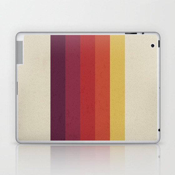 Retro Video Cassette Color Palette Laptop & iPad Skin