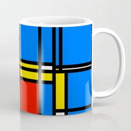 Mondrian Style Mug
