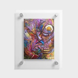 Color and Lines Floating Acrylic Print