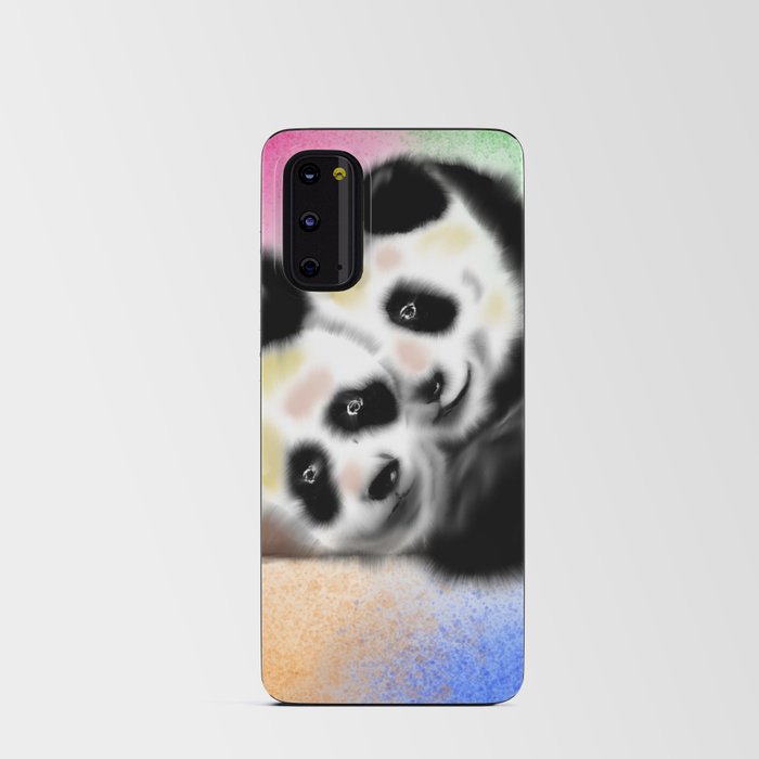 Beautiful Cute Panda Painting Art colorful Android Card Case