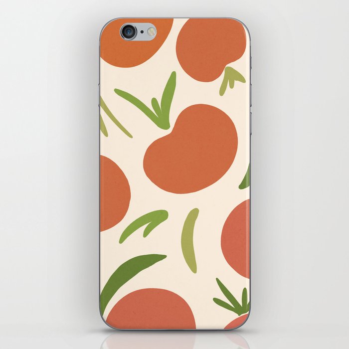 Fresh Fruits Earthy Boho Pattern iPhone Skin