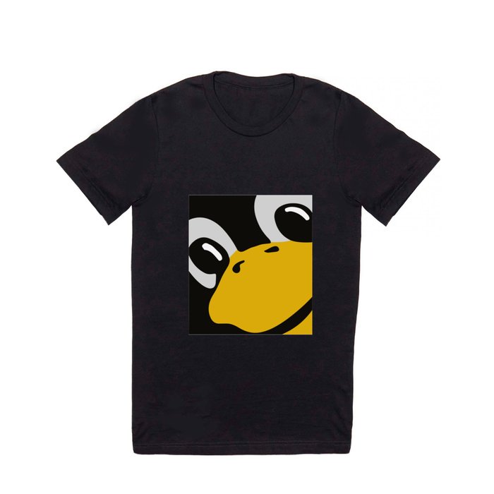 Linux tux Penguin eyes T Shirt