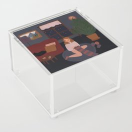 Cozy Winter Acrylic Box