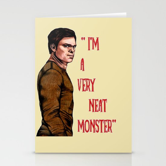 Dexter Morgan B&W Stationery Cards
