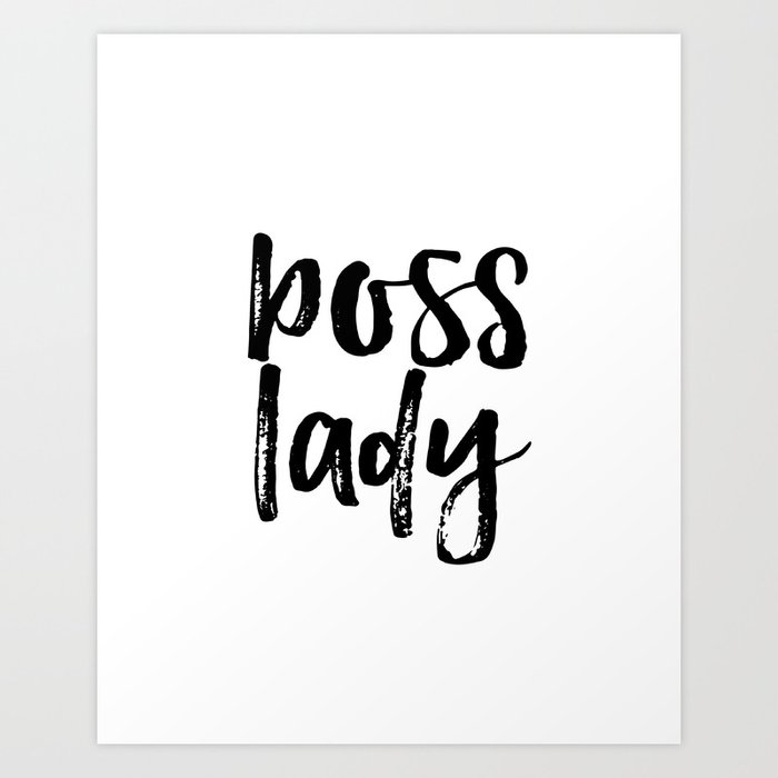 Boss Lady Sign Boss Gift Boss Lady Artwork Cute Office Decor
