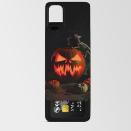 Pumpkin with Light for Halloween  Android Card Case