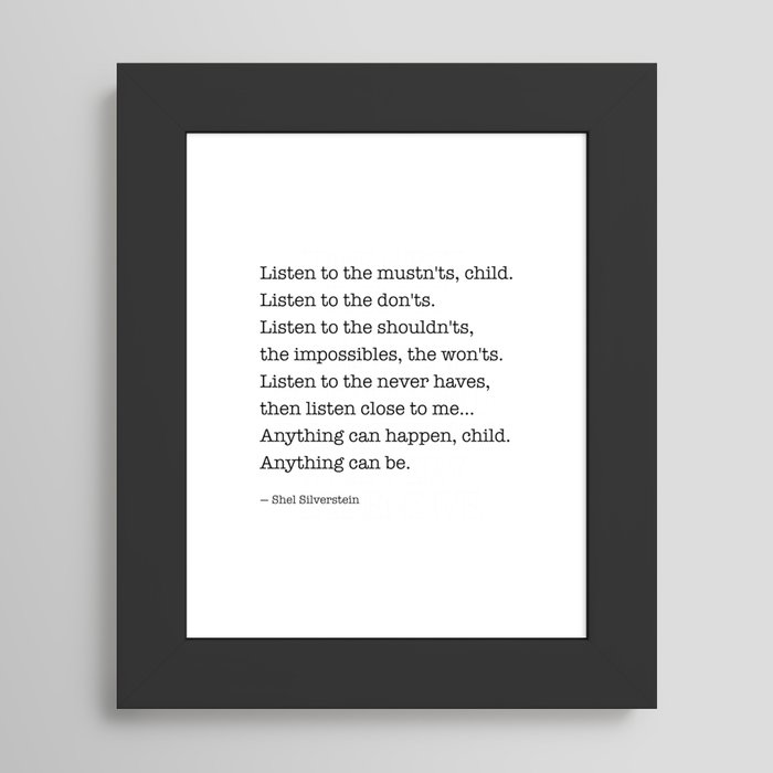 Framed Art Print