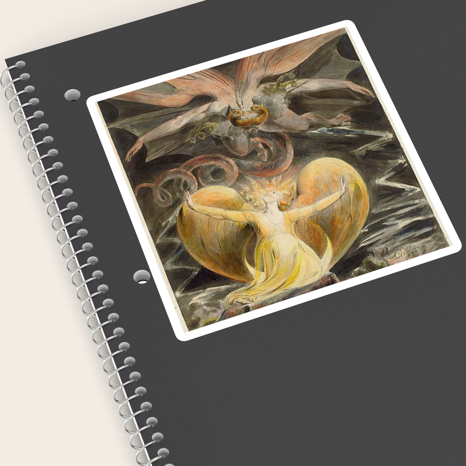 William Blake The Great Red Dragon And The Woman Clothed With