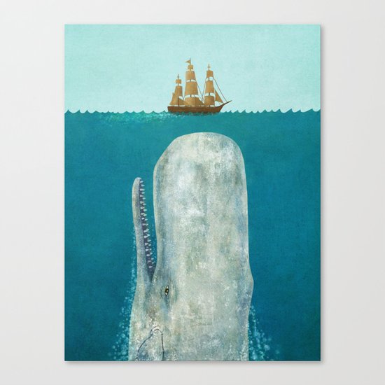 The Whale Canvas Print