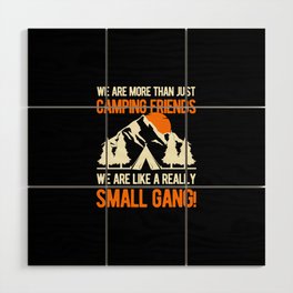 Funny Camping Sayings Wood Wall Art