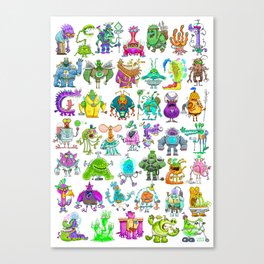 All the Aliens Canvas Print
