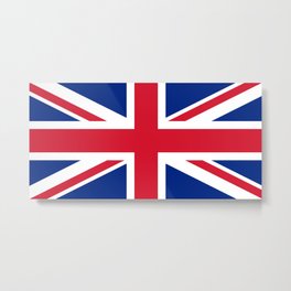United Kingdom: Union Jack Flag Metal Print | Great, Jack, Britain, Brit, British, Graphicdesign, Flag, England, European, English 