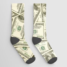 100 dollar bills Socks