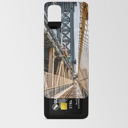 Manhattan Bridge in Winter | New York City | HDR Travel Photography Android Card Case
