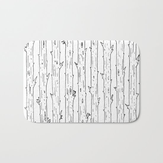 Winter Trees Bath Mat