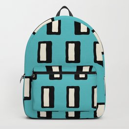 Chad Pattern Turquoise 2 Backpack