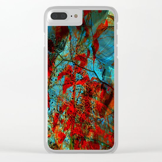 fantasy nature in colors Clear iPhone Case