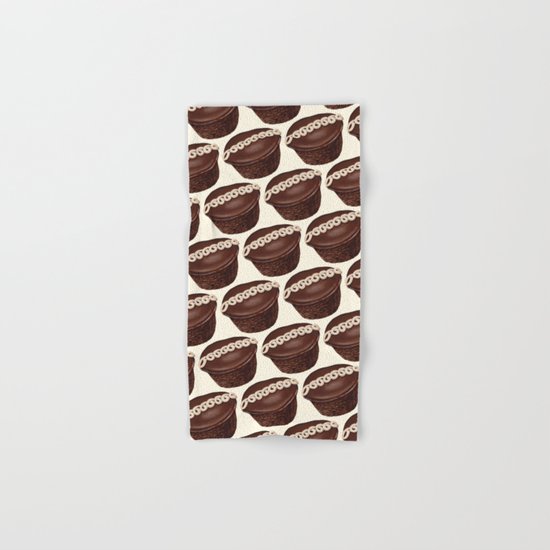 Cupcake Pattern Hand & Bath Towel