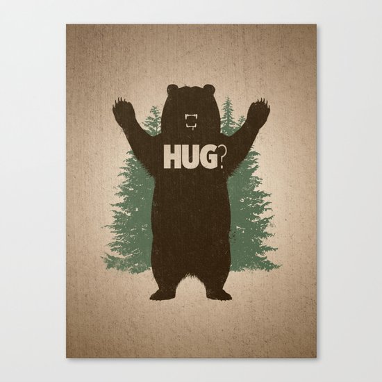 Bear Hug Canvas Print