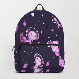 Space Axolotl Pattern - Axolotl  Backpack