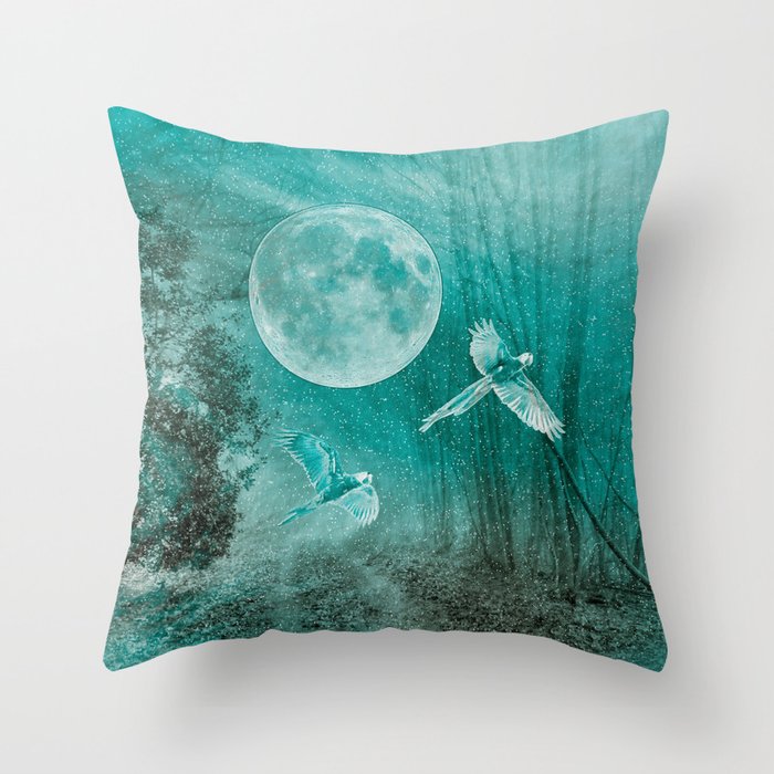 FOREST DREAMING Throw Pillow