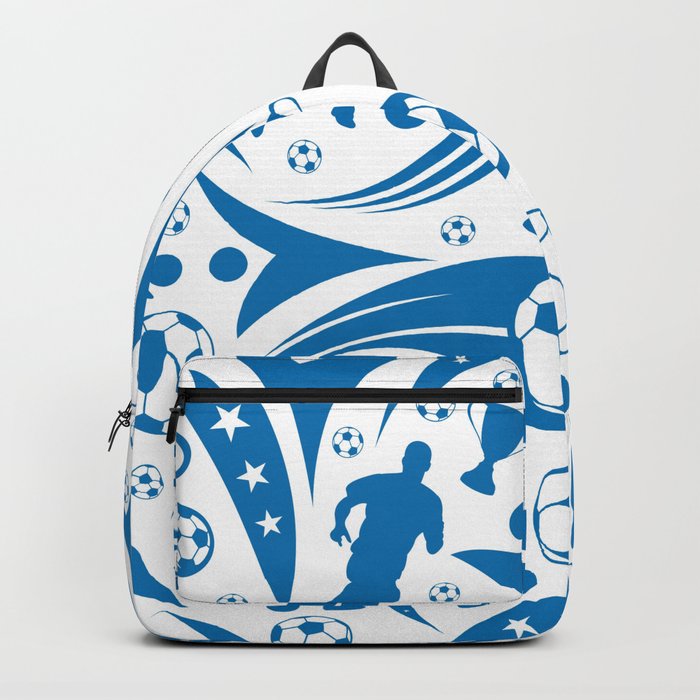 Soccer Seamless Pattern Backpack