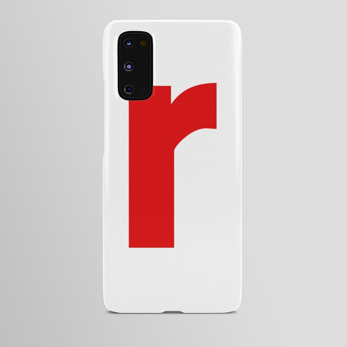 letter R (Red & White) Android Case