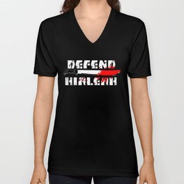 DEFEND HIALEAH V Neck T Shirt