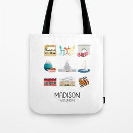 Madison Wisconsin Tote Bag