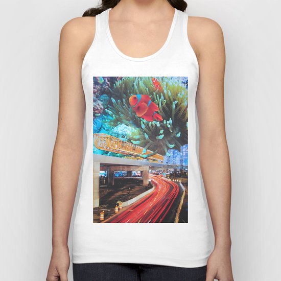 Water carries us from here Unisex Tank Top
