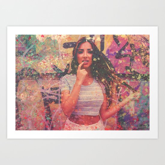 GraffGirl Art Print