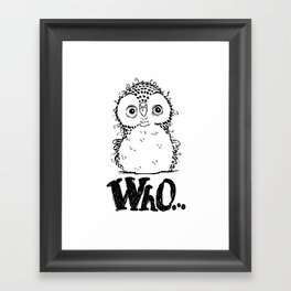Who-Owl Framed Art Print