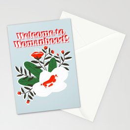 Welcome to Womanhood Stationery Card